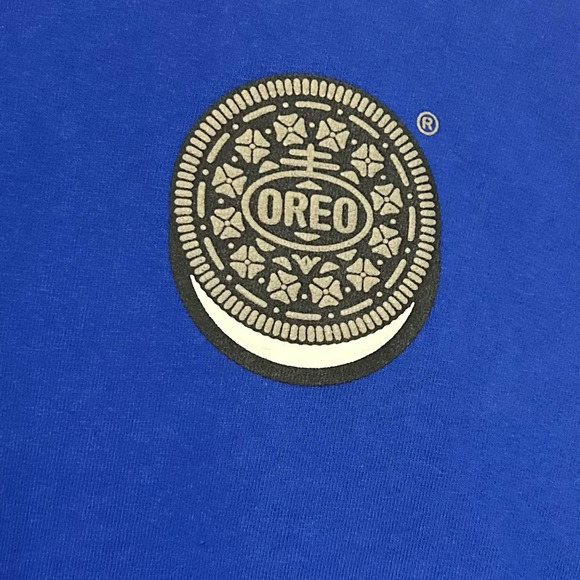 Oreo Cookie Splash Unisex Spirit Jersey Royal Blue Size Large - Picture 6 of 7